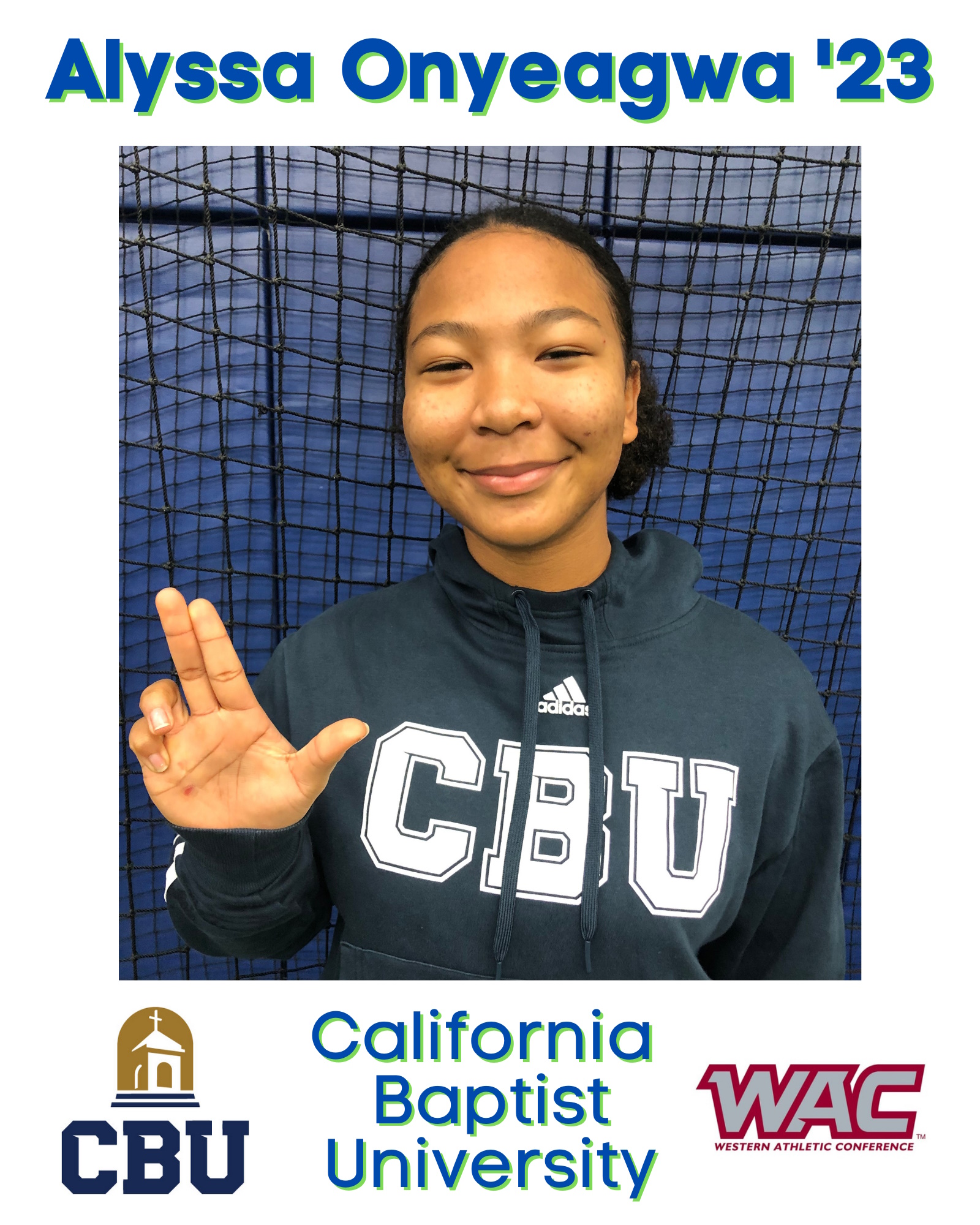 Alyssa Onyeagwa - California Baptist University