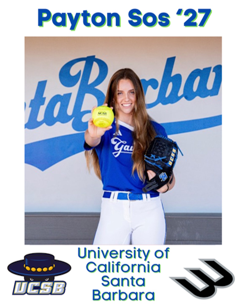 Payton Sos - University of California Santa Barbara