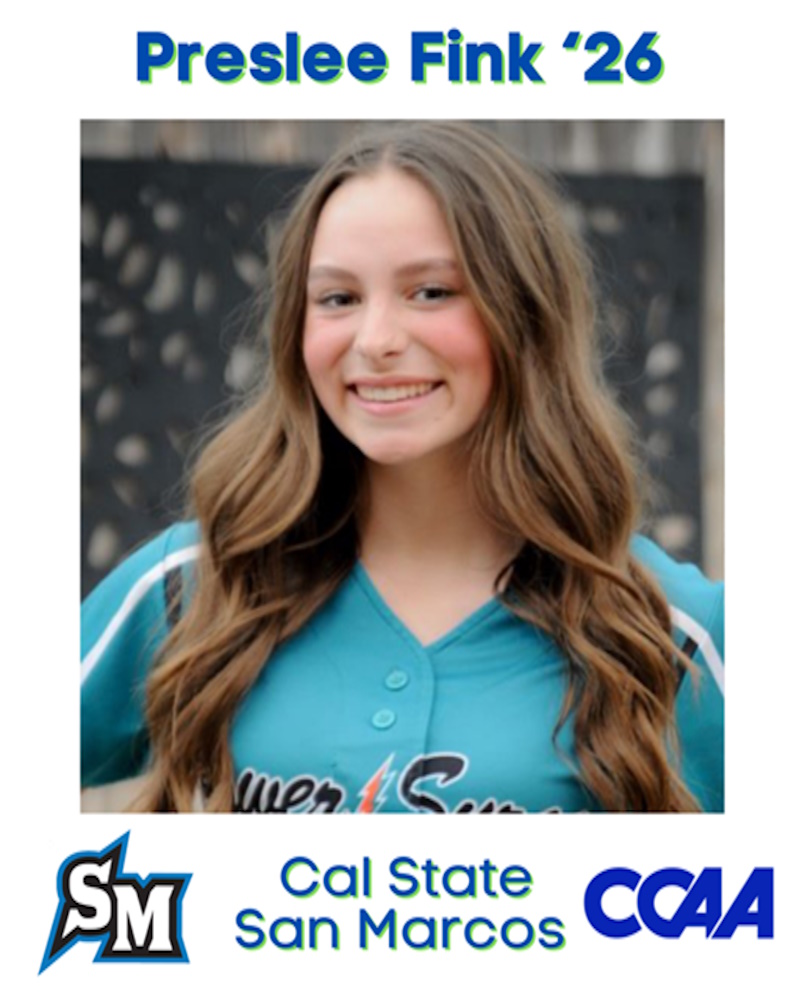 Preslee Fink - Cal State San Marcos